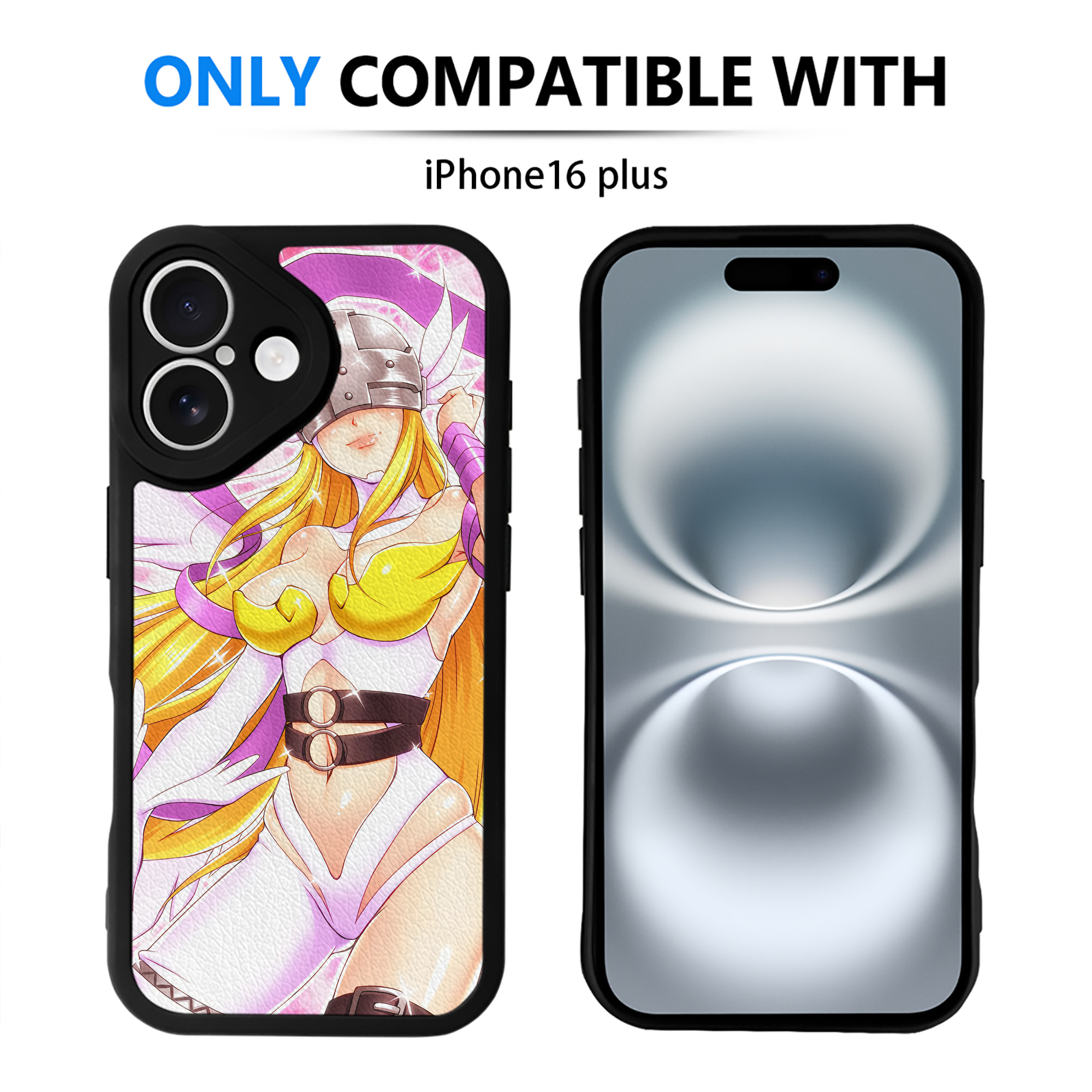 （画像用） Digimon デジタルモンスター/デジモン 【iPhone 16シリーズ対応】シリコンスマホケース（レザー調） 材質：シリコン